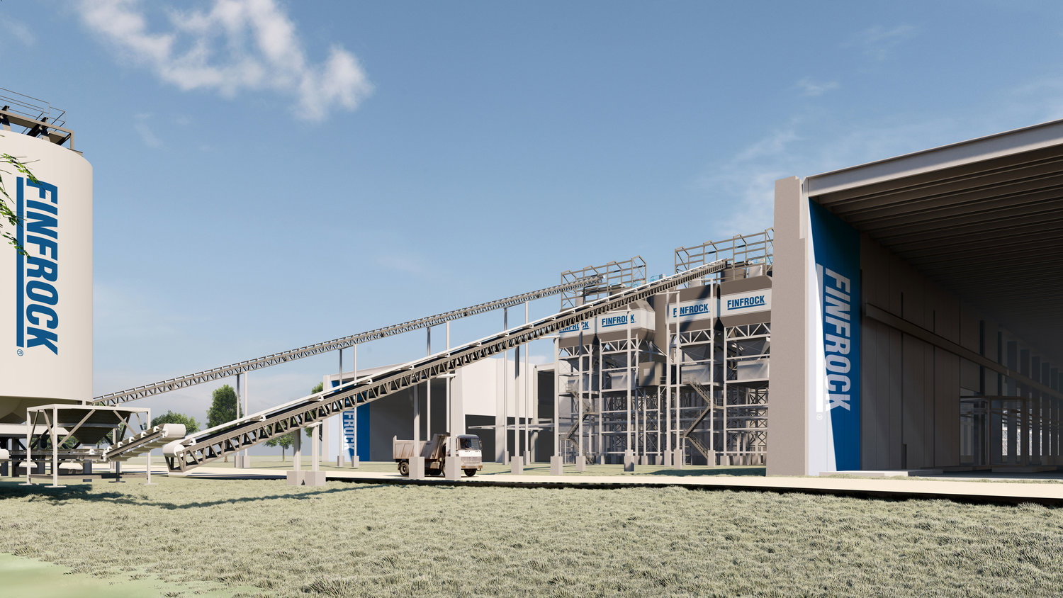 Rendering of FINFROCK's new plant in Belle Glade.